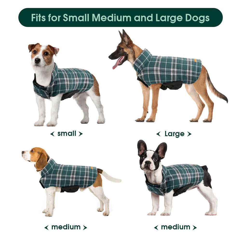 Kuoser dog coat detail showing the adjustable neck and belly fastenings.