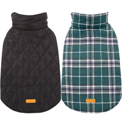 Kuoser dog coat shown from the front with its overall shape and design visible.