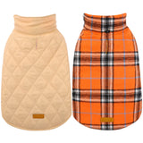Kuoser dog coat shown from the front to display its overall jacket shape.