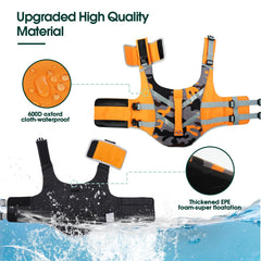 Kuoser Dog Life Jacket detail showing the adjustable straps and fasteners.