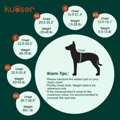 Kuoser dog life jacket detail showing its reflective strips.