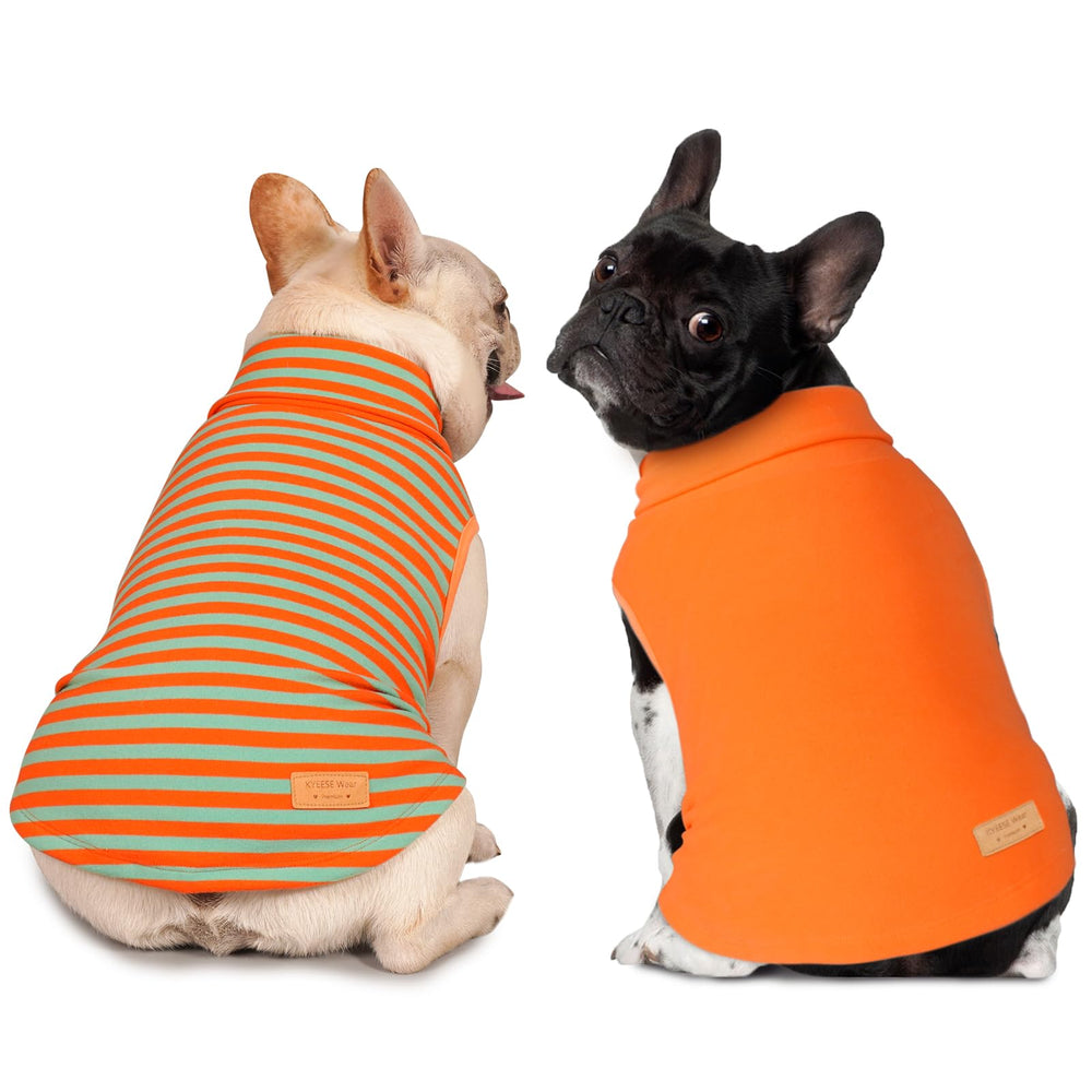 KYEESE dog coat shown from the front to display its overall sleeveless shape.