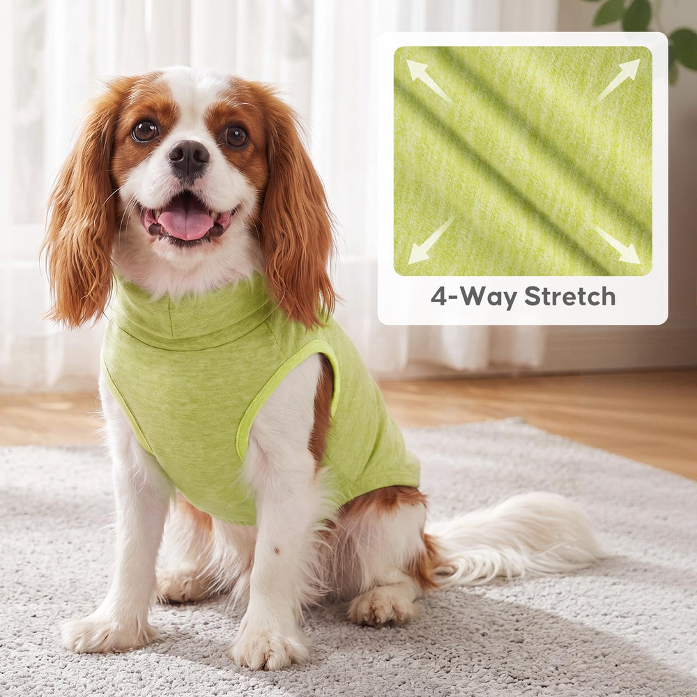 KYEESE dog sweater showing the high-cut belly design.