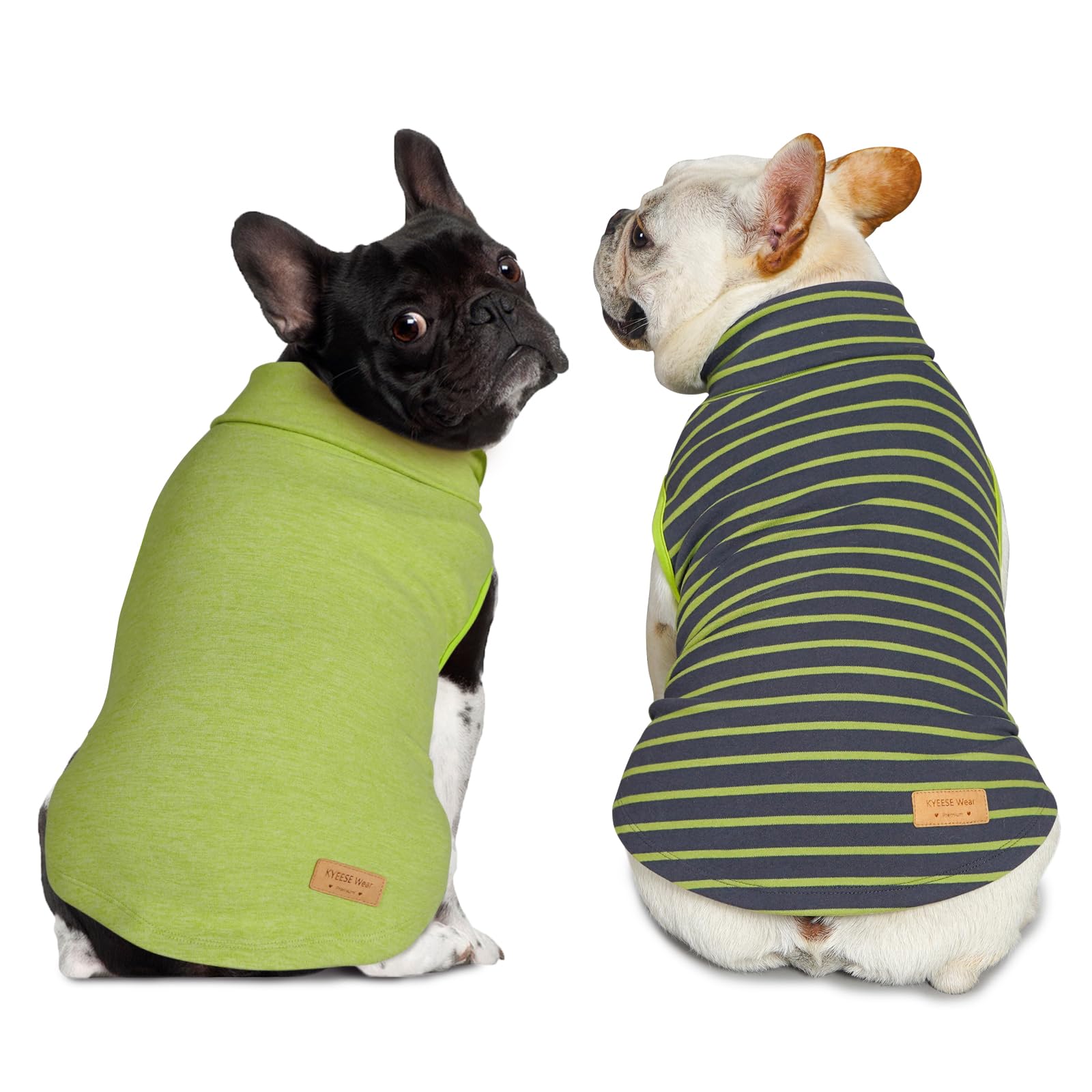 KYEESE dog sweater shown from the front.
