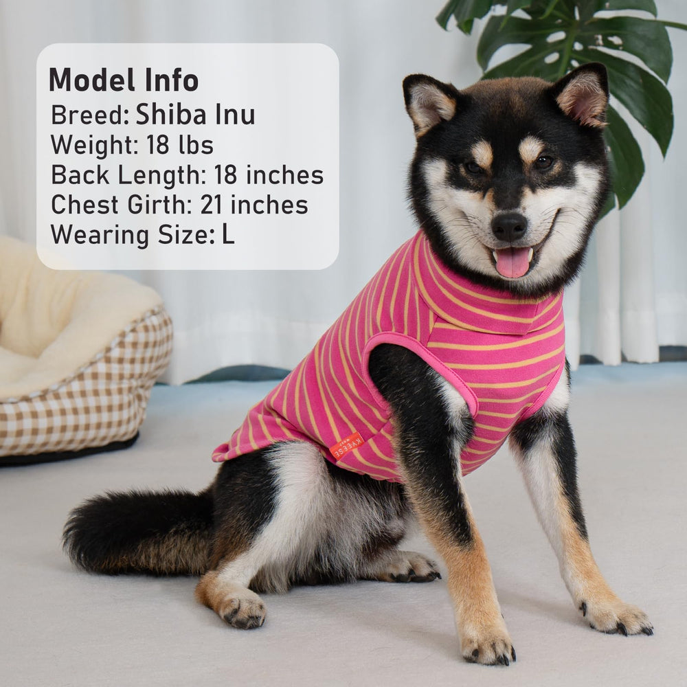 KYEESE dog sweater detail showing the high-cut belly design.
