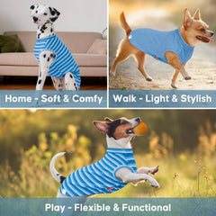 KYEESE waffle dog shirt showing its sleeveless cut.
