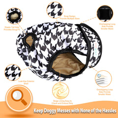 Langsprit female dog diaper close-up showing the adjustable rear snap buttons.
