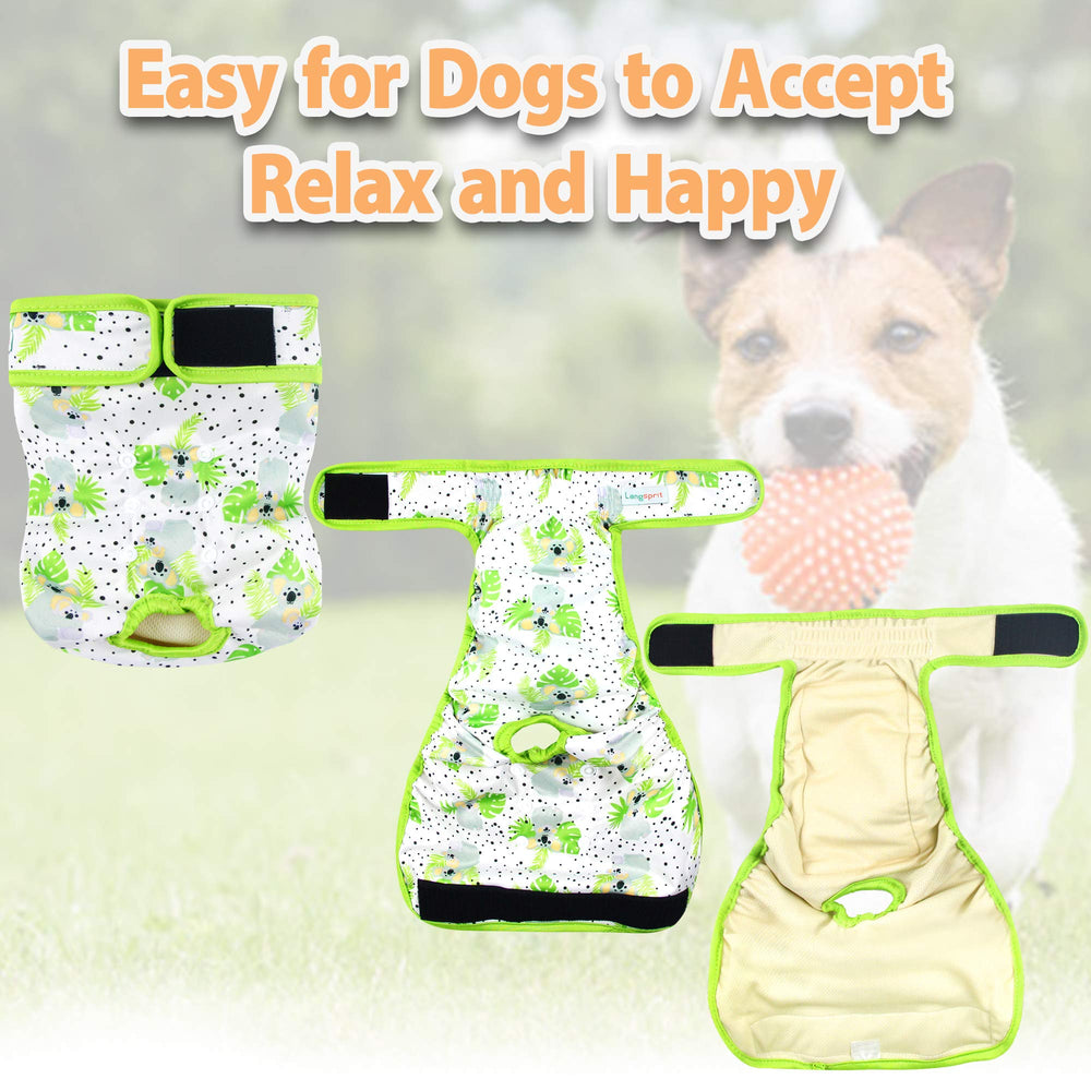 Langsprit female dog diapers shown from an alternate angle.