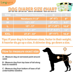 Langsprit female dog diaper showing its Koala design.