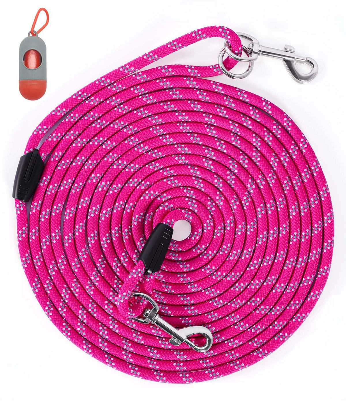Lanwandeng long dog leash shown in a full product view.