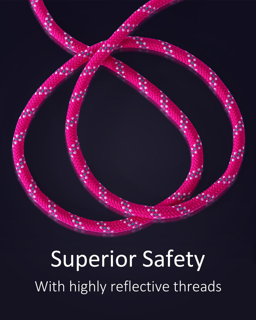 Lanwandeng long dog leash presented with its available length options.