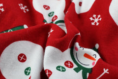 Lanyarco dog Christmas pajamas shown being worn by a dog.