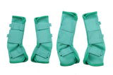 LEAFOREST horse fly boots shown together as a set of four.