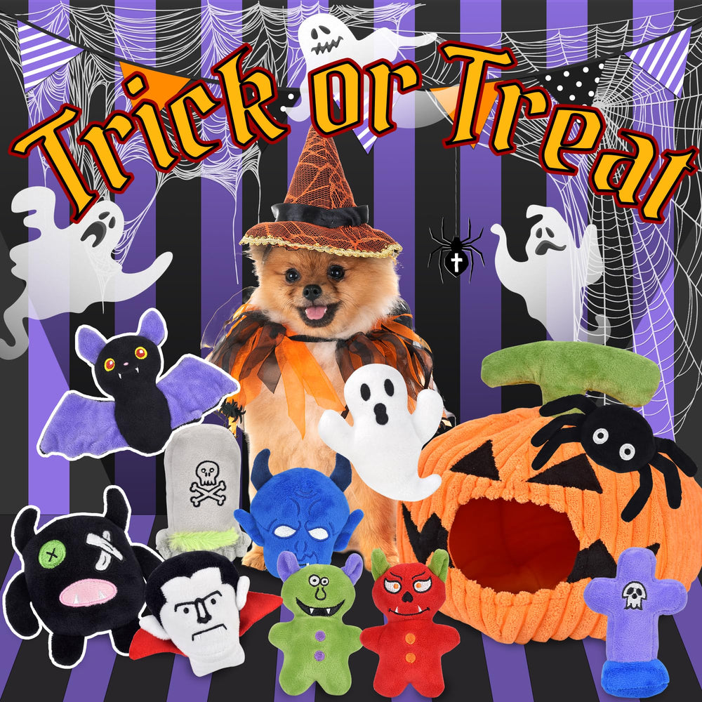 LECHONG Halloween dog toy shown during supervised play.