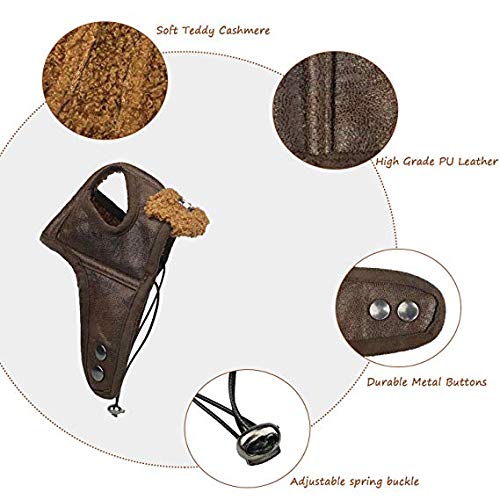 Leconpet Dog Aviator Hat with its ear flaps visible.