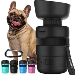 lesotc Dog Water Bottle shown from the front.