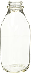 Lixit glass replacement water bottle shown from the front.