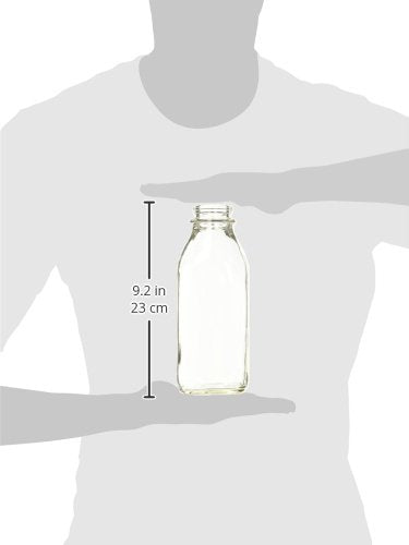 Lixit glass replacement water bottle shown from a side angle.