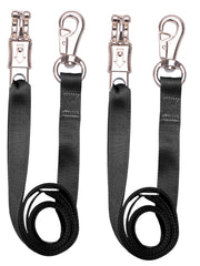 Loaged adjustable nylon cross ties shown as a pair.