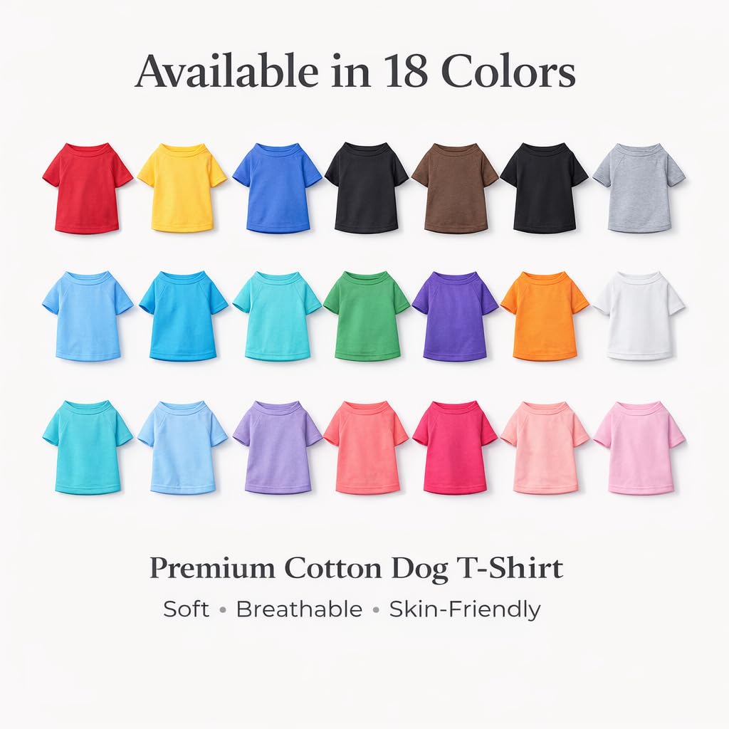 Lovelonglong dog T-shirt shown from a side angle.