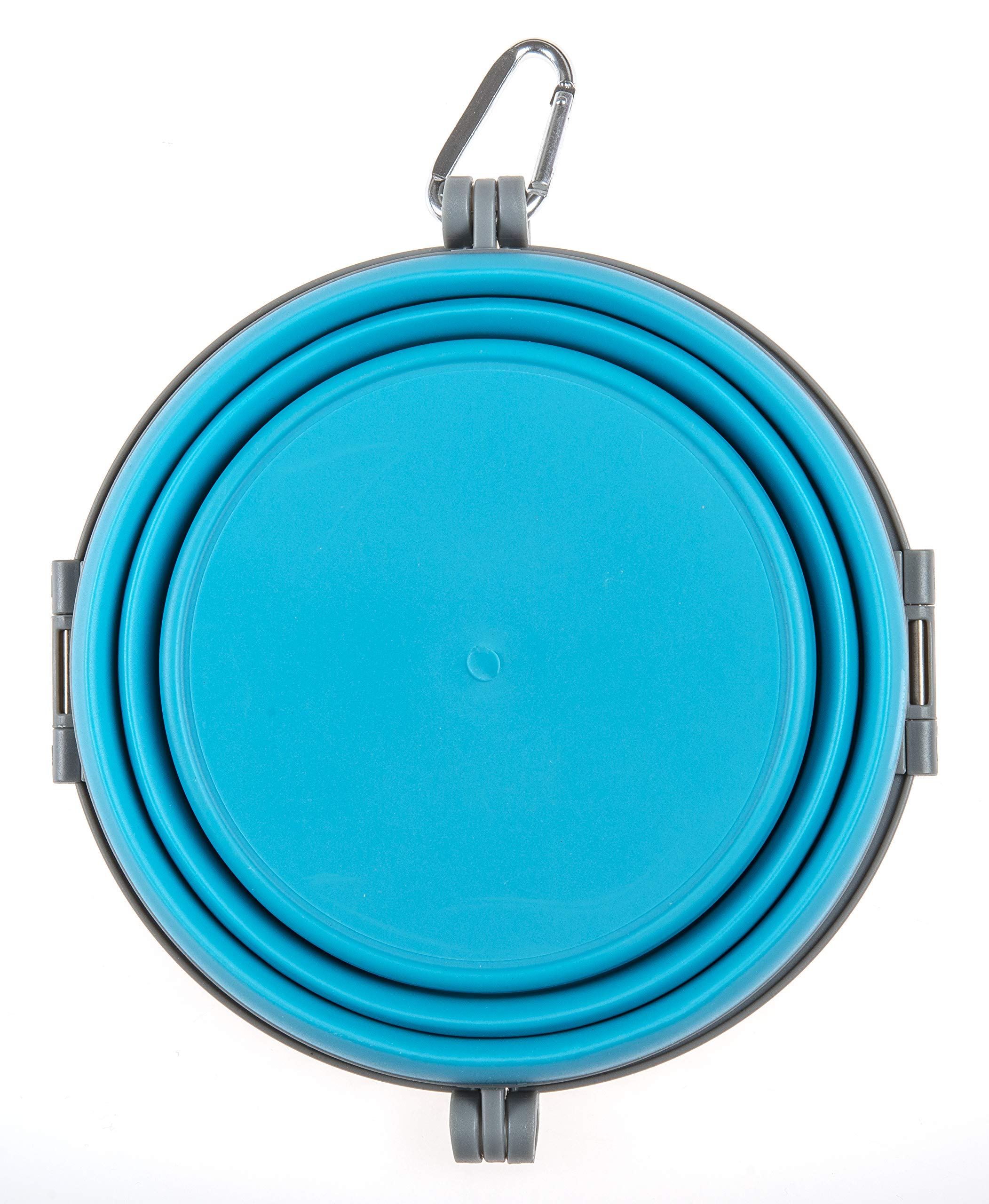 Loving Pets Bella Roma dog bowl with its integrated locking lid.