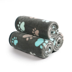 Luciphia pet blanket close-up showing its double-sided coral velvet texture.