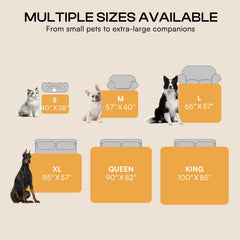 Luciphia waterproof dog blanket used inside a pet carrier.