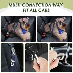 Lukovee dog car harness close-up of the breathable mesh chest panel.