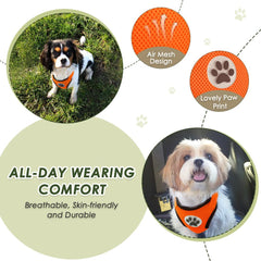 Lukovee Dog Car Harness Seat Belt Set showing the flannelette vest edging.