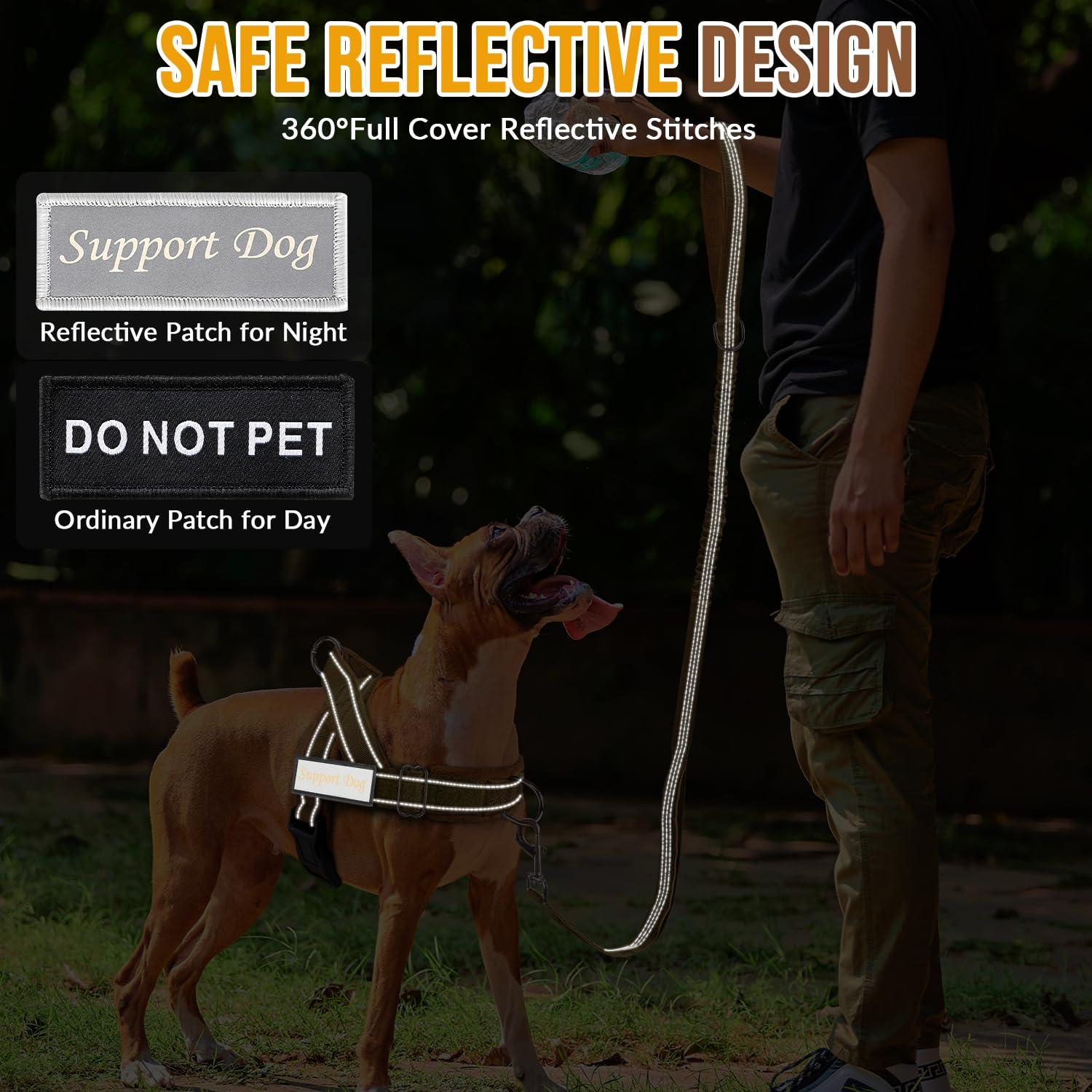 Lukovee dog harness close-up showing the quick-release buckle.