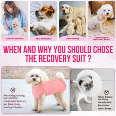 Lukovee dog recovery suit fabric close-up showing its stretch material.