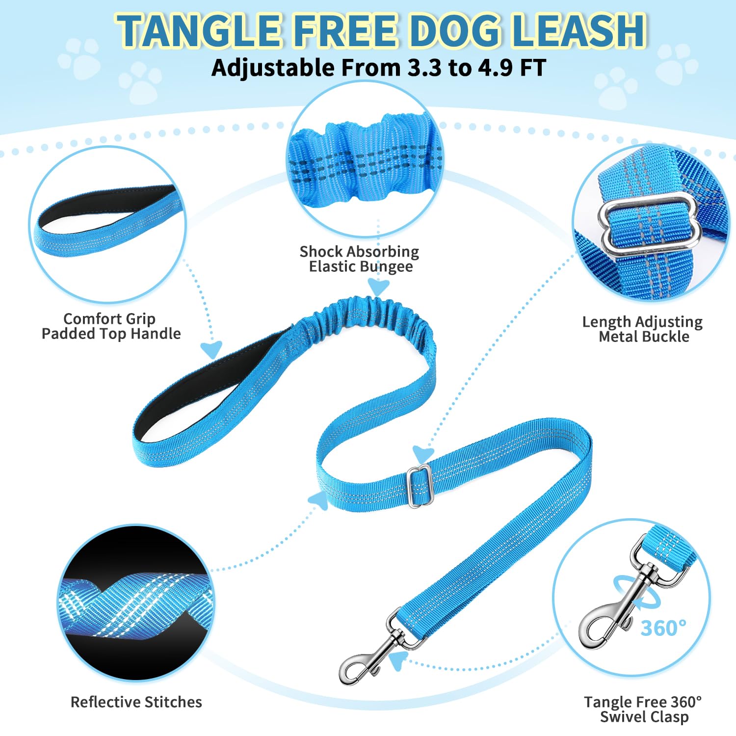 Lukovee small dog harness with adjustable neck straps shown in close-up.