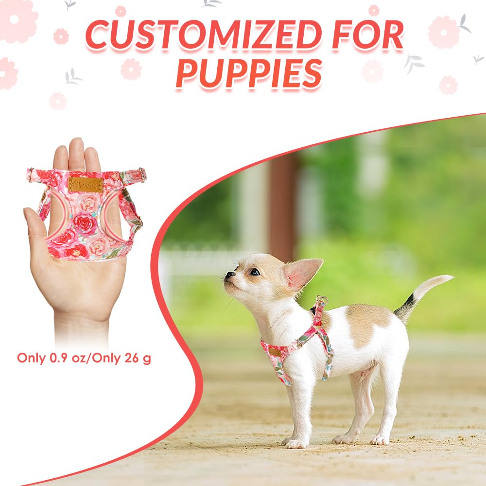 Lukovee small dog harness showing the step-in design.
