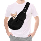 Lukovee Small Dog Sling Carrier shown from the front.