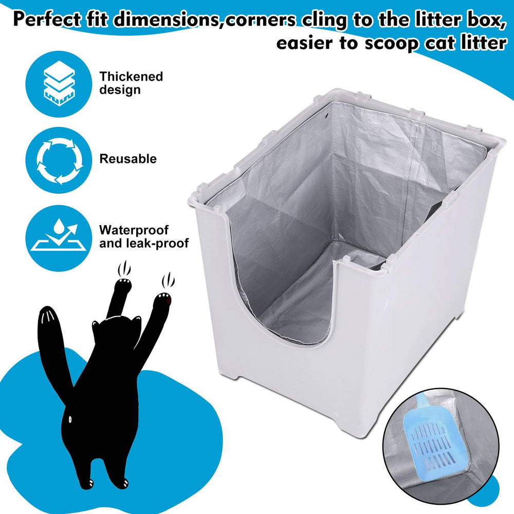 Luxrise Type F litter box liner close-up showing its waterproof material.