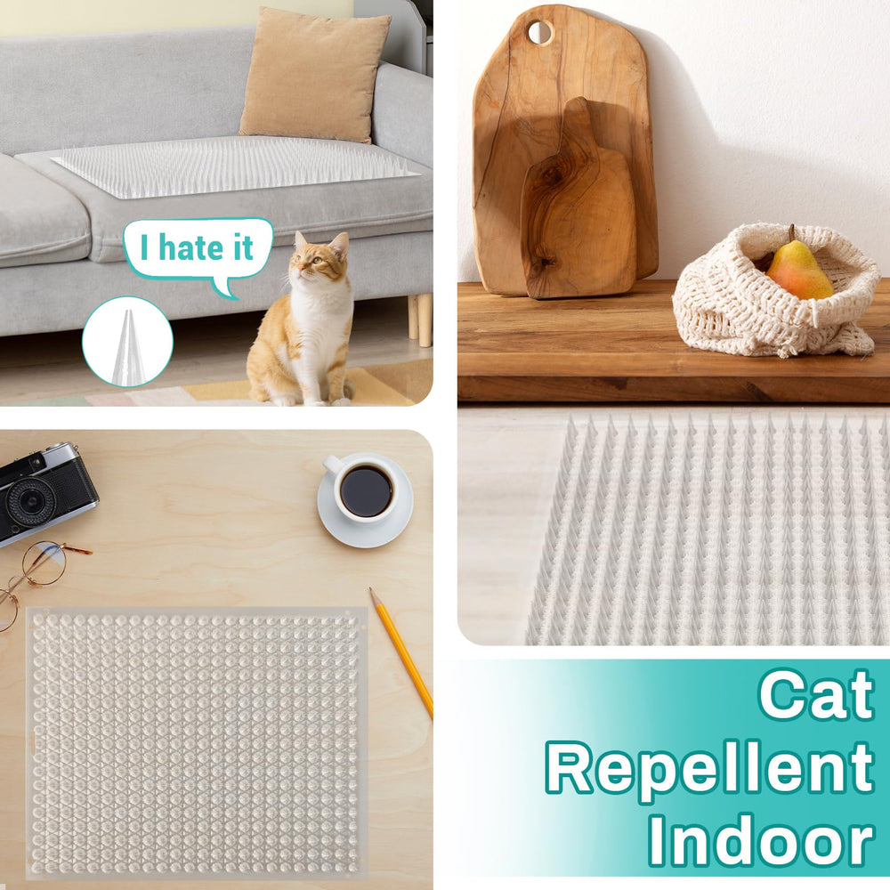 Mardili scat mat placed on furniture to deter pet damage