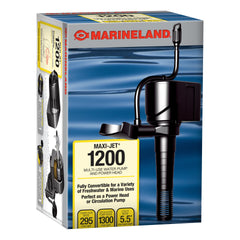 MarineLand Maxi-Jet water pump operating for aquarium circulation.