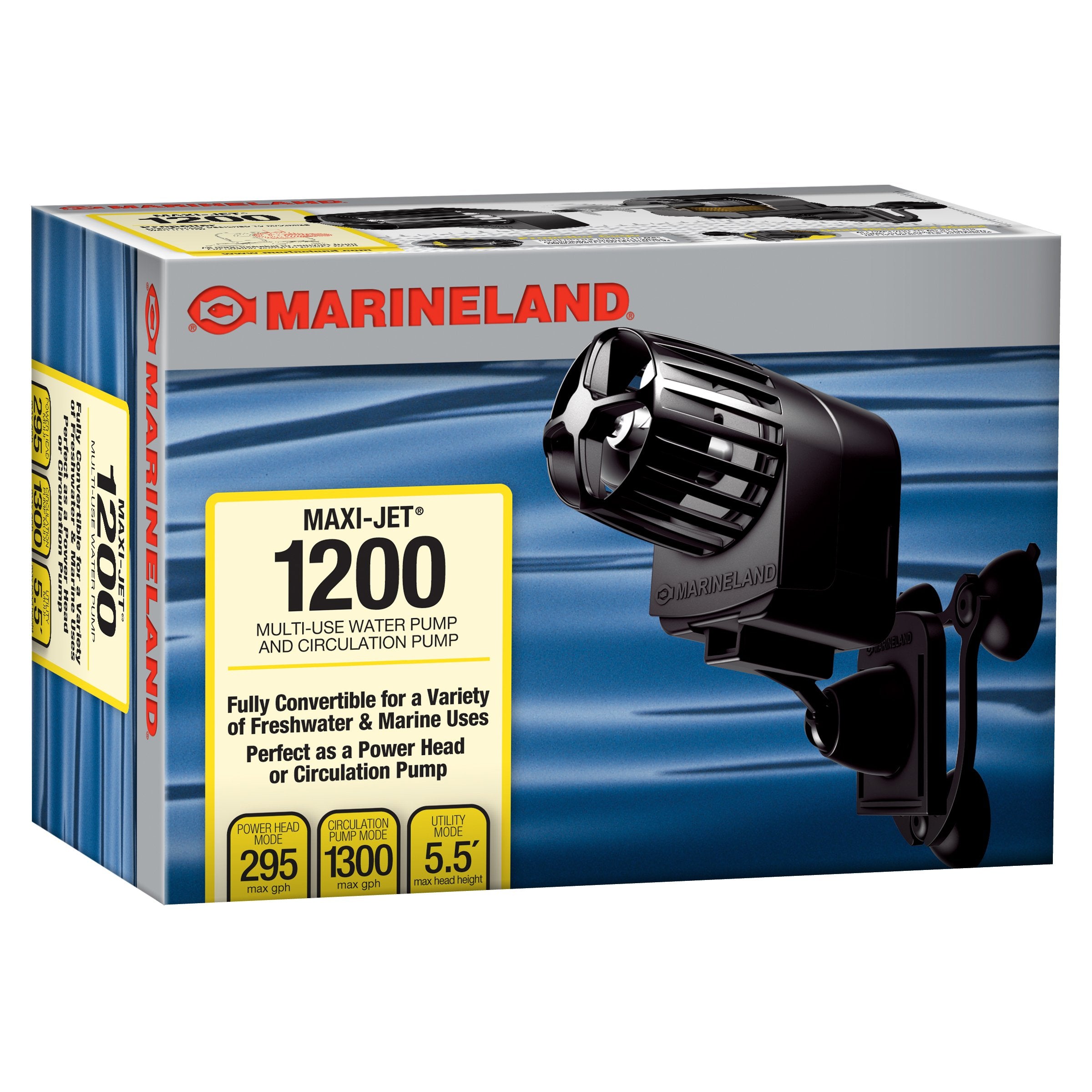 MarineLand Maxi-Jet water pump venturi feature shown in close-up.