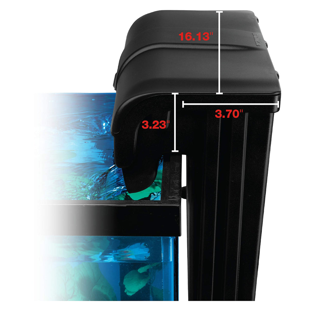 Marineland Penguin PRO 450 aquarium filter flow control shown close-up.