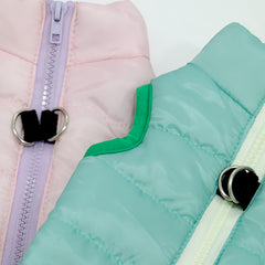 MaruPet winter dog vest shown from the back.