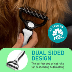Maxpower Planet Pet Grooming Brush shown from the reverse side.