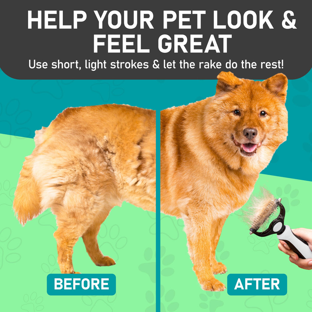 Maxpower Planet Pet Grooming Brush shown from an angle highlighting its wide head.