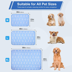 MH MYLUNE HOME Dog Cooling Mat showing its coral fleece side.