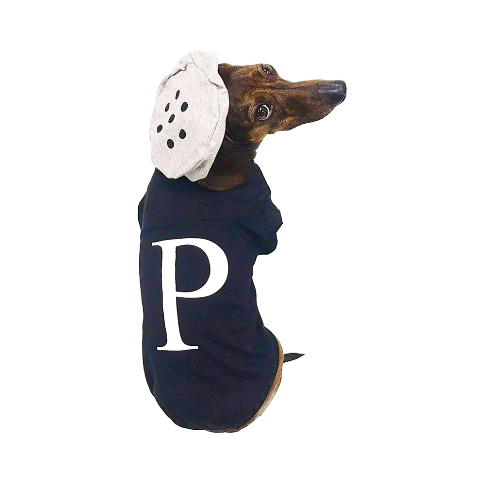 Midlee dog Halloween costume shown from the front in its Pepper style.