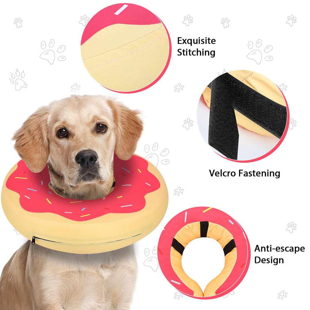 MIDOG Inflatable Dog Cone inner loops shown in detail.