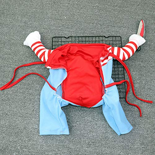 Mikayoo pet costume and curly wig shown together as package contents.