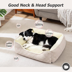 MIXJOY dog bed displayed to show the available size options.