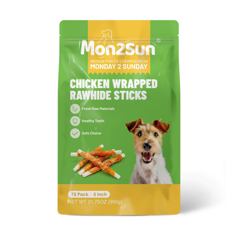 MON2SUN dog treats with the 31.75-ounce pack size in focus.
