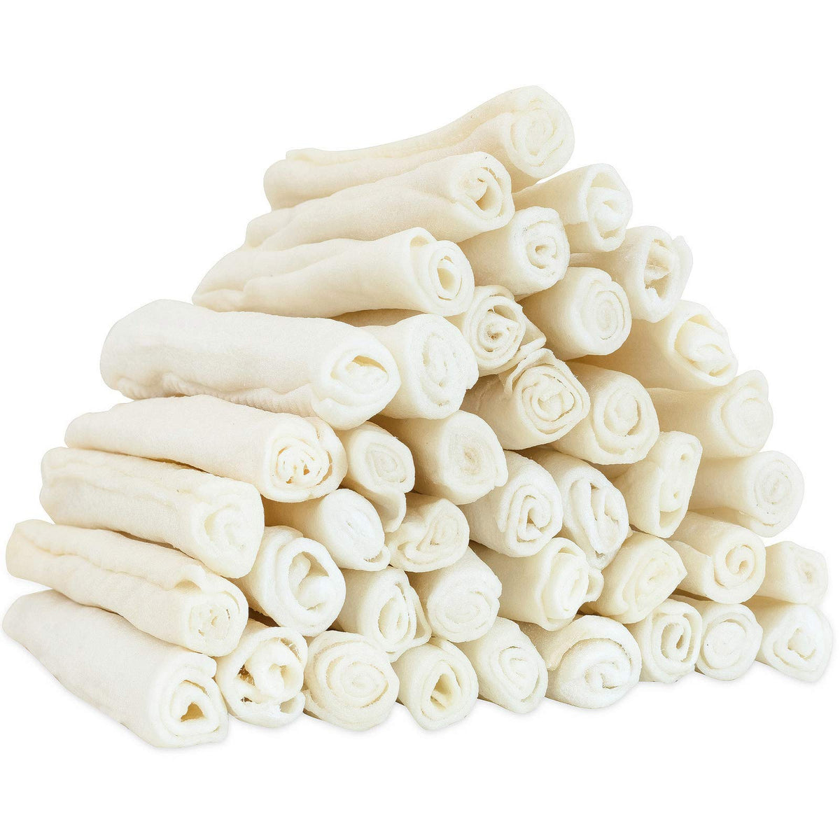 MON2SUN rawhide rolls shown from the front.