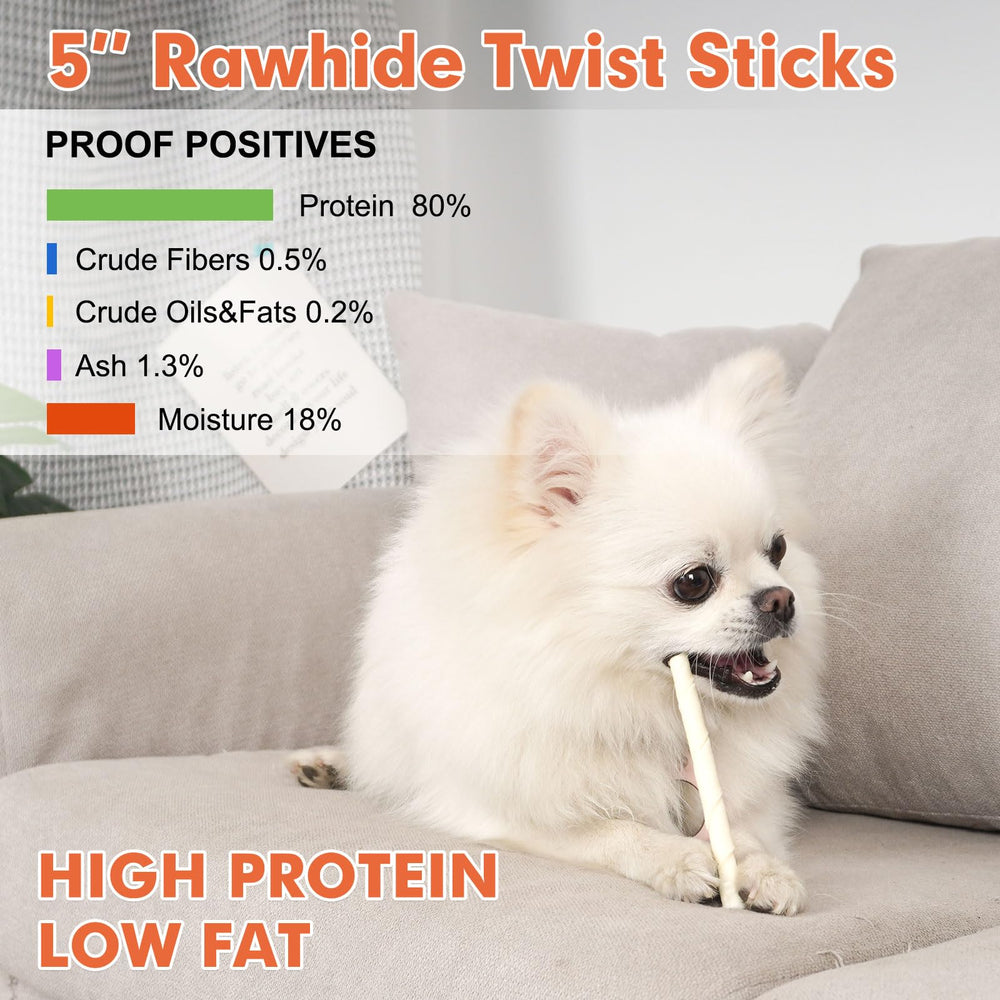 MON2SUN rawhide twist stick shown from the end to highlight its profile.